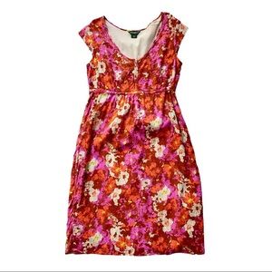 Eddie Bauer Lightweight Floral Print Dress Size 8
